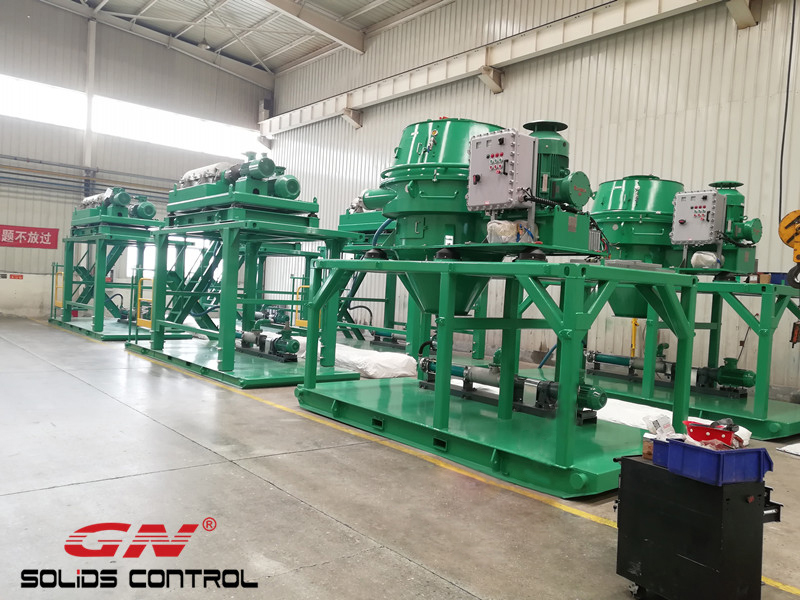 telescopic skid mounted cuttings dryer